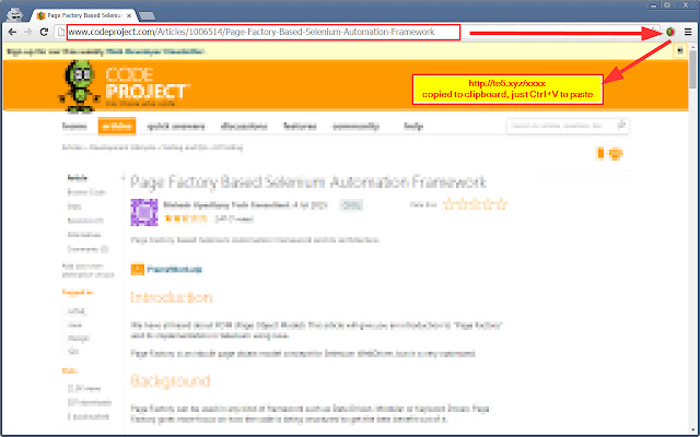 Te5.xyz URL Shorter  from Chrome web store to be run with OffiDocs Chromium online