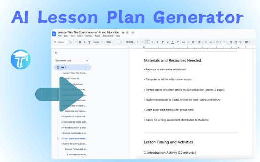 TeachAny – Intelligent AI Assistant for Teachers  from Chrome web store to be run with OffiDocs Chromium online