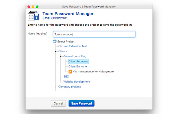 Team Password Manager  from Chrome web store to be run with OffiDocs Chromium online