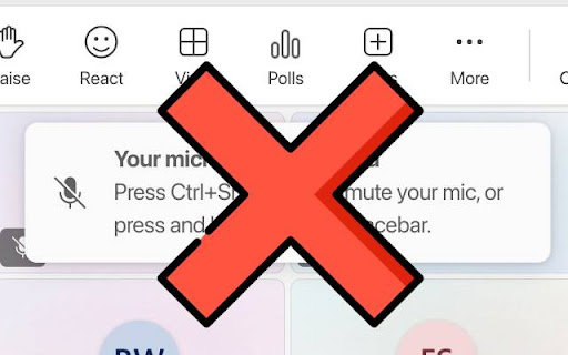 Teams Mic Notification Remover  from Chrome web store to be run with OffiDocs Chromium online