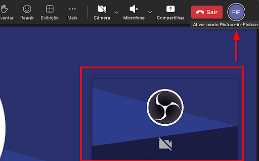 Teams PiP Mode  from Chrome web store to be run with OffiDocs Chromium online