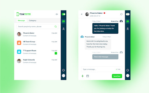 TeamTexter3.0 Extension  from Chrome web store to be run with OffiDocs Chromium online