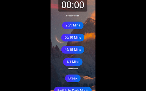 Teasley Pomodoro Timer v3  from Chrome web store to be run with OffiDocs Chromium online