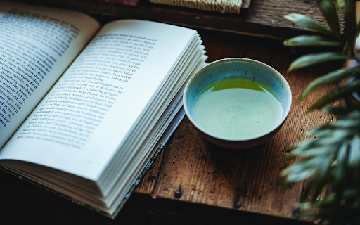 Tea  Tranquility  from Chrome web store to be run with OffiDocs Chromium online