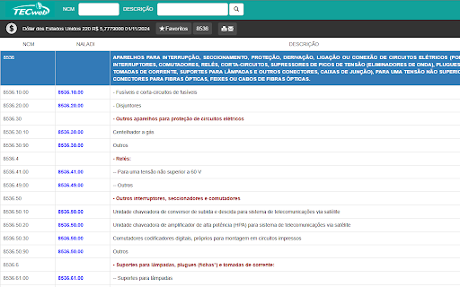 TecWeb Ocultar Ex tarifário from Chrome web store to be run with OffiDocs Chromium online TecWeb Ocultar Ex tarifário from Chrome web store to be run with OffiDocs Chromium online