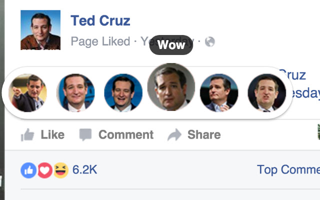 Ted Cruz Reactions  from Chrome web store to be run with OffiDocs Chromium online