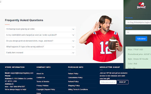 Tee Sports Galaxy  from Chrome web store to be run with OffiDocs Chromium online