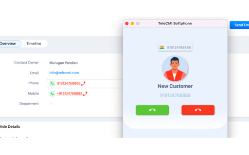 TeleCMI Business Phone System  from Chrome web store to be run with OffiDocs Chromium online