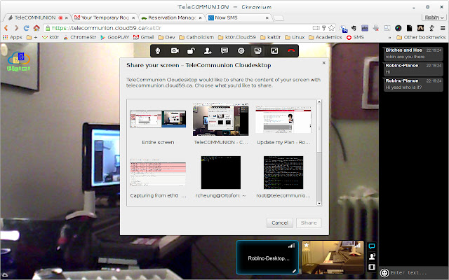 TeleCommunion Cloudesktop  from Chrome web store to be run with OffiDocs Chromium online