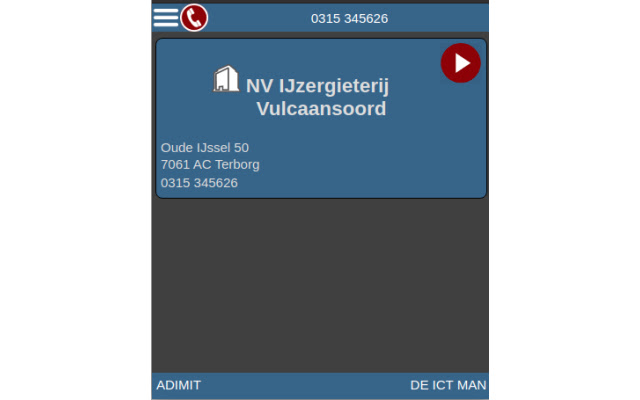 Telefoonintegratie.nl Beta  from Chrome web store to be run with OffiDocs Chromium online