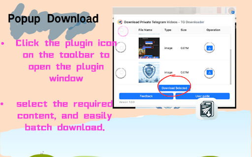 Telegram File Downloader Telegram Private Video Downloader  from Chrome web store to be run with OffiDocs Chromium online