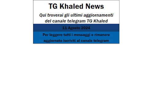 Telegram News Feed TG Khaled  from Chrome web store to be run with OffiDocs Chromium online