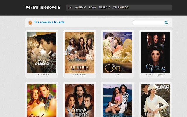Telenovelas  from Chrome web store to be run with OffiDocs Chromium online