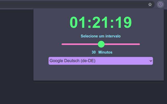 tell me time speaking clock  from Chrome web store to be run with OffiDocs Chromium online
