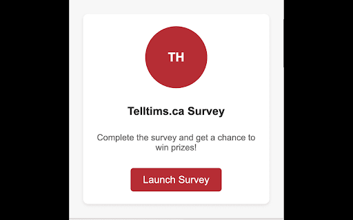 Telltims.ca Survey  from Chrome web store to be run with OffiDocs Chromium online