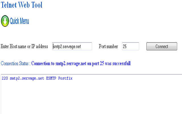 Telnet Tool  from Chrome web store to be run with OffiDocs Chromium online