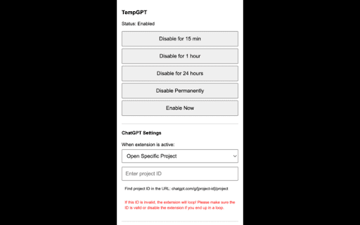 TempGPT  from Chrome web store to be run with OffiDocs Chromium online