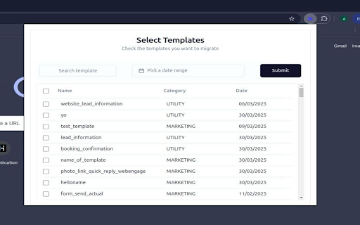 Template migration | Heltar  from Chrome web store to be run with OffiDocs Chromium online
