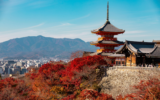 Temple on a Hill in Autumn  from Chrome web store to be run with OffiDocs Chromium online