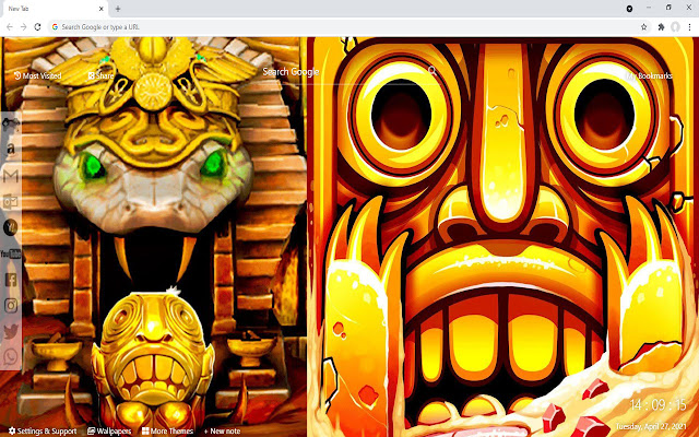 Temple Run 2 New Tab  from Chrome web store to be run with OffiDocs Chromium online