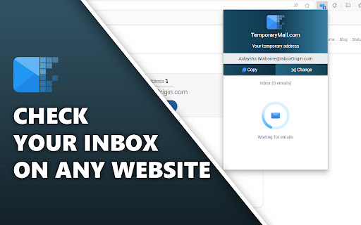 TemporaryMail.com Disposable Email  from Chrome web store to be run with OffiDocs Chromium online