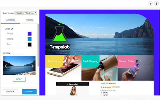 Tempslab.com Design your ebay listings  from Chrome web store to be run with OffiDocs Chromium online