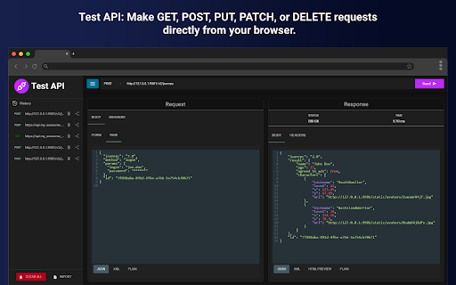 Test API  from Chrome web store to be run with OffiDocs Chromium online