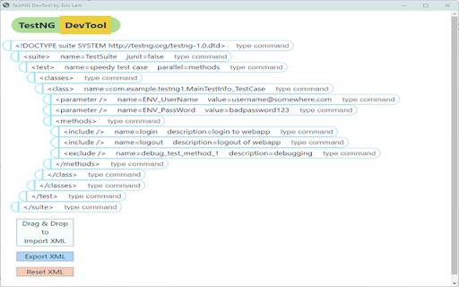 TestNG DevTool  from Chrome web store to be run with OffiDocs Chromium online