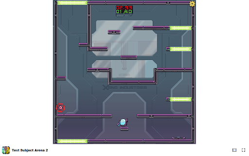 Test Subject Arena 2 Game Escape the lab and outsmart evil scientists!  from Chrome web store to be run with OffiDocs Chromium online