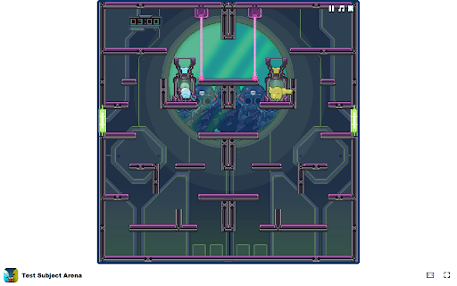 Test Subject Arena Game Escape the lab and outsmart evil scientists!  from Chrome web store to be run with OffiDocs Chromium online