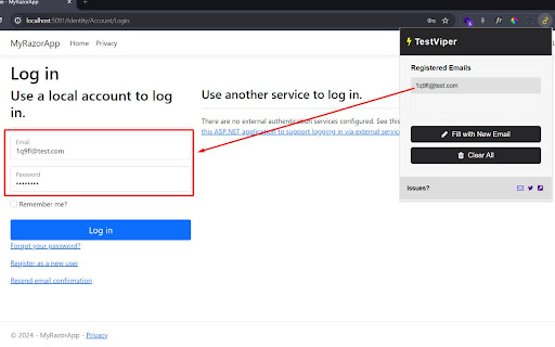 TestViper  from Chrome web store to be run with OffiDocs Chromium online
