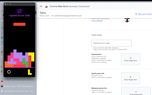 Tetreon  from Chrome web store to be run with OffiDocs Chromium online