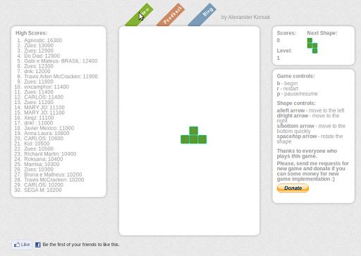 Tetrominus  from Chrome web store to be run with OffiDocs Chromium online