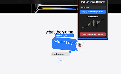 Text and Image Replacer Extension  from Chrome web store to be run with OffiDocs Chromium online