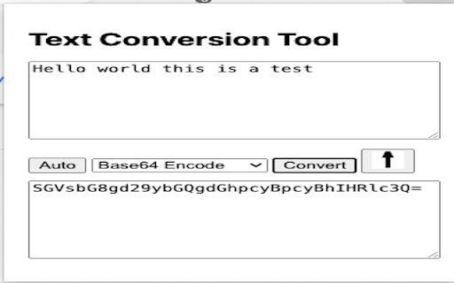 Text Conversion Tool  from Chrome web store to be run with OffiDocs Chromium online