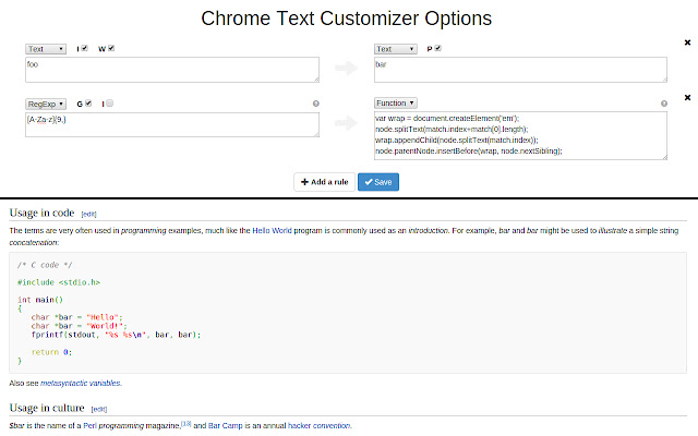 Text Customizer  from Chrome web store to be run with OffiDocs Chromium online