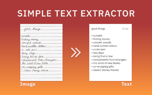 Text Extractor From Image  from Chrome web store to be run with OffiDocs Chromium online