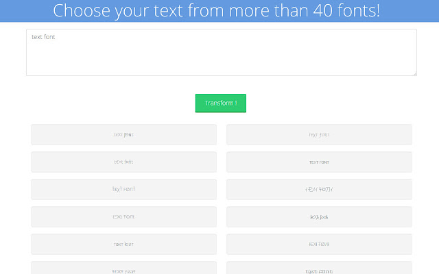 Text Font for Facebook™ App  from Chrome web store to be run with OffiDocs Chromium online