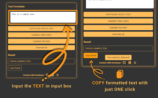 Text Formatter  from Chrome web store to be run with OffiDocs Chromium online