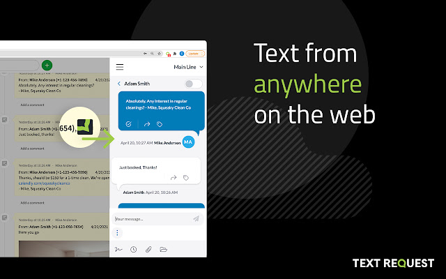 Text Request  from Chrome web store to be run with OffiDocs Chromium online