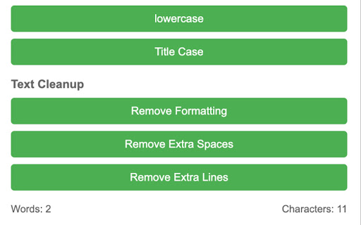 Text Transformer  from Chrome web store to be run with OffiDocs Chromium online