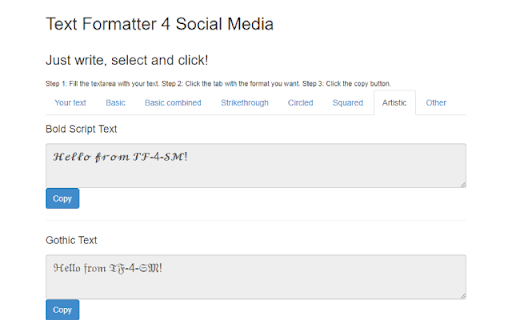 TF 4 SM  from Chrome web store to be run with OffiDocs Chromium online