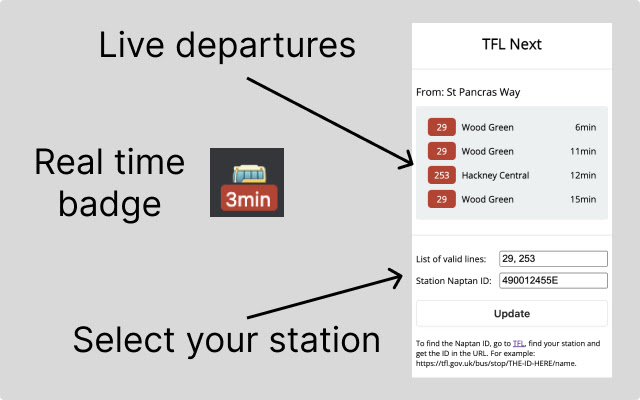 TFL Next One  from Chrome web store to be run with OffiDocs Chromium online