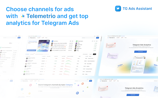 TG Ads Assistant  from Chrome web store to be run with OffiDocs Chromium online