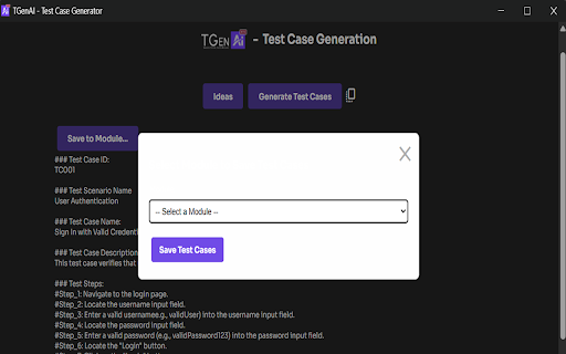 TGenAI  from Chrome web store to be run with OffiDocs Chromium online