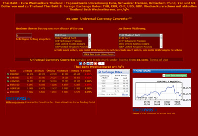 Thai Baht Euro Wechselkurs  from Chrome web store to be run with OffiDocs Chromium online