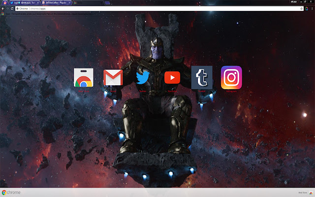 Thanos Movie | Guardians of the Galaxy 1080P  from Chrome web store to be run with OffiDocs Chromium online