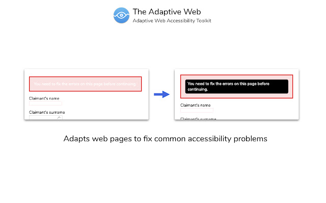 The Adaptive Web  from Chrome web store to be run with OffiDocs Chromium online