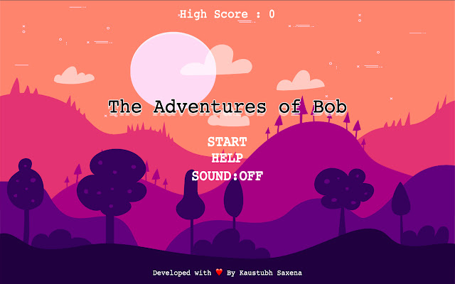 The Adventures of Bob  from Chrome web store to be run with OffiDocs Chromium online
