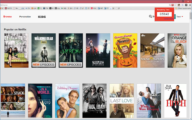 The Anti Netflix  from Chrome web store to be run with OffiDocs Chromium online